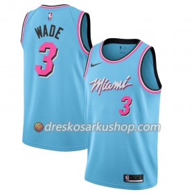 Muški NBA Dres Miami Heat Dwyane Wade 3 Nike 2019-20 City Edition Swingman